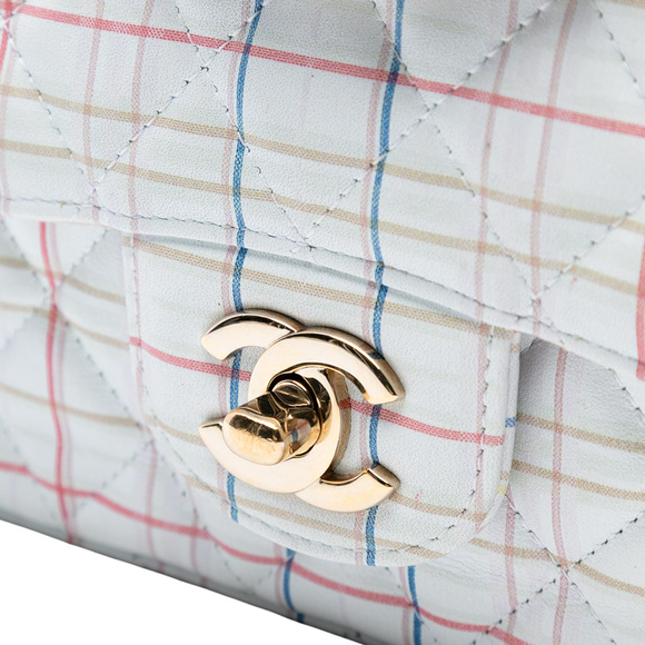 Pre-Loved Chanel Mini Rectangular Classic Printed Calfskin Single Flap - Picture 6 of 8